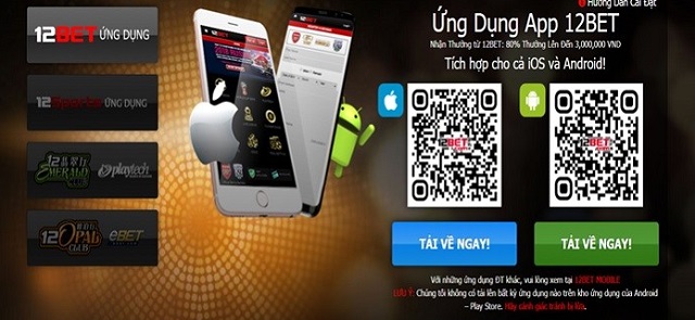 12BET 6 Những nền tảng cá cược nổi bật