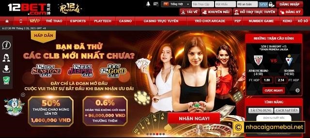 12BET 9 Những sản phẩm cá cược có tại nhà cái 12Bet
