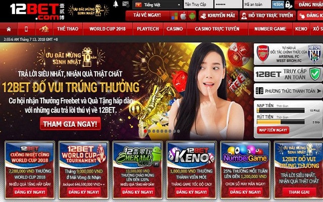 12BET 4 Tần suất bảo trì nâng cấp hệ thống