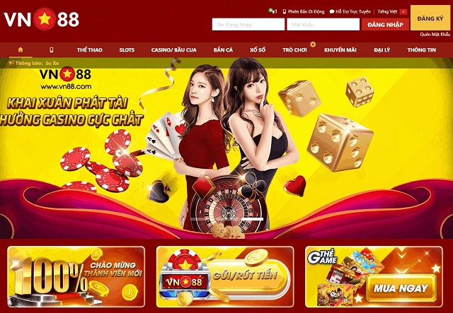 VN88 9 Thiết kế giao diện bắt mắt gây ấn tượng sâu sắc cho người chơi