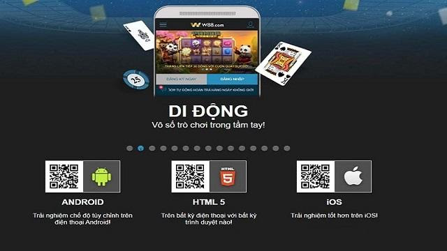 W88 9 Ứng dụng W88 di động mang đến sự tiện lợi cho nhiều khách hàng