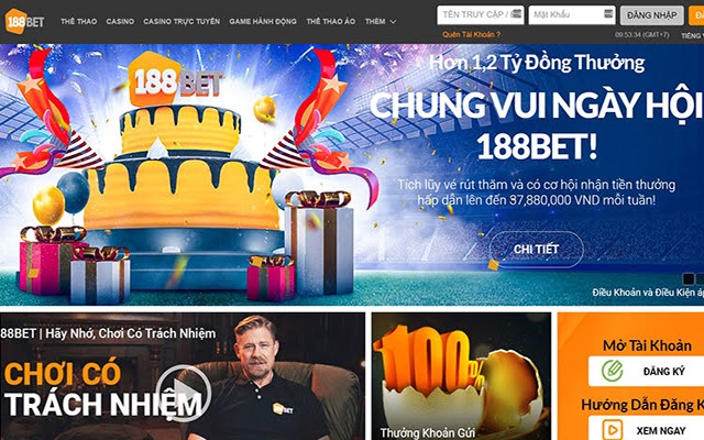 88BET 1 188bet là sân chơi đầu tiên đặt nền móng cho cá cược online